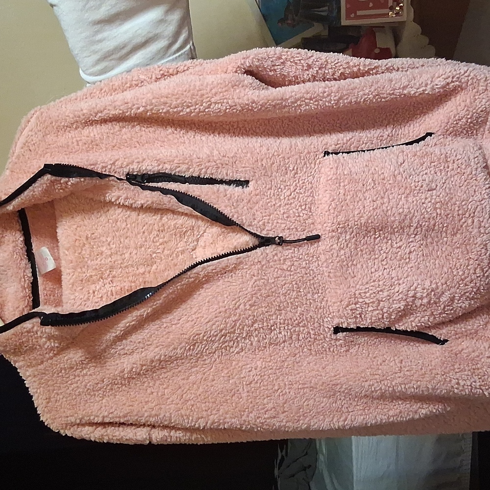 Cozy Pink Sherpa Sweat Suit